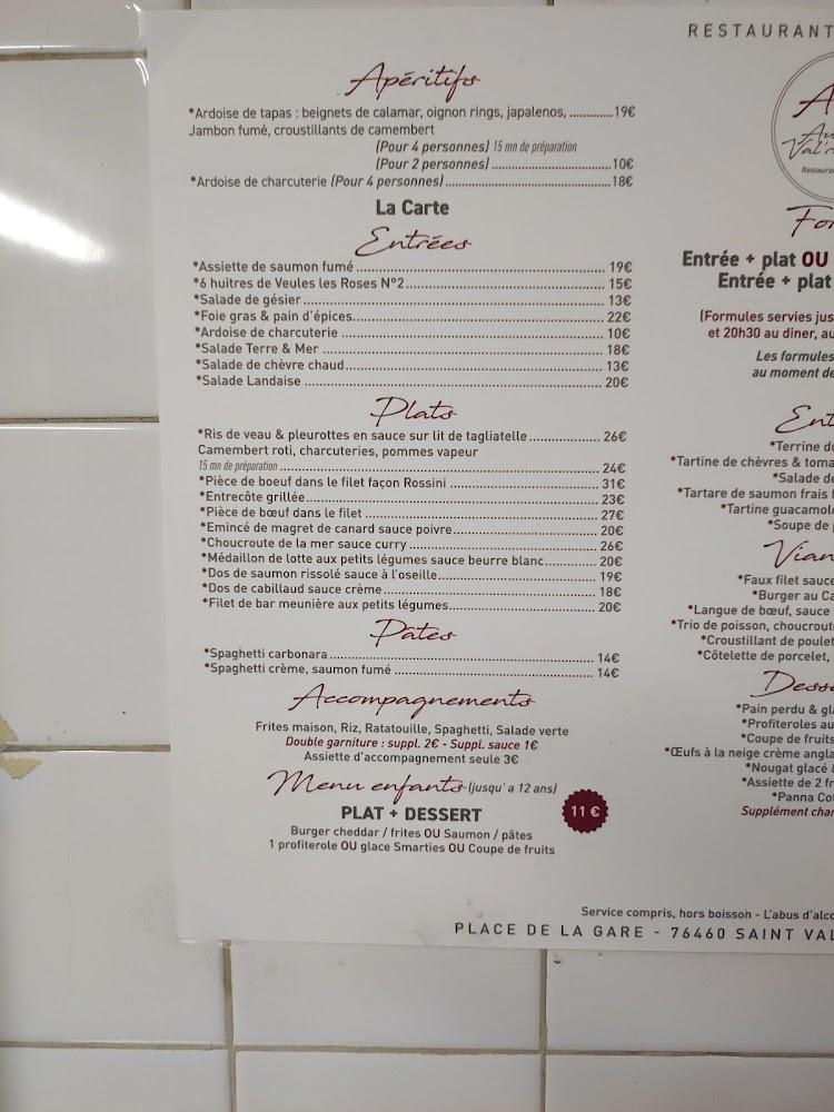 Auberge val'riquaise - Menu Image 1